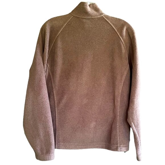 Columbia Women's Chocolate Brown Fleece Full Zipper Jacket, Size M - Picture 4 of 11